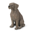 MGO Dog Decor Outdoor Dog Statue - Dark Brown by HouseOfZazla