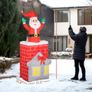 7FT Christmas Inflatable Santa Claus Figure