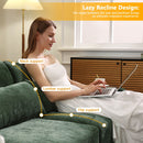 Elegant Sofa With Ergonomic Design And Lumbar Pillows by HouseOfZazla
