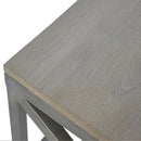Cross Metal Coffee Table - Pewter by HouseOfZazla