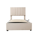 Upholstered Platform Bed With A Hydraulic Storage System by HouseOfZazla