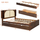 Headboard Bed With 2 Drawers And Trundle
