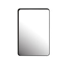 20x30 Inch Recessed Black Metal Framed Medicine Cabinet