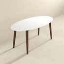 Ada - Mid-Century Modern Style Oval Dining Table by HouseOfZazla