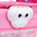 Foldable Baby Crib Playpen with Mosquito Net and Bag by LJGDeals