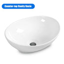 Oval Bathroom Basin Ceramic Vessel Sink by LJGDeals