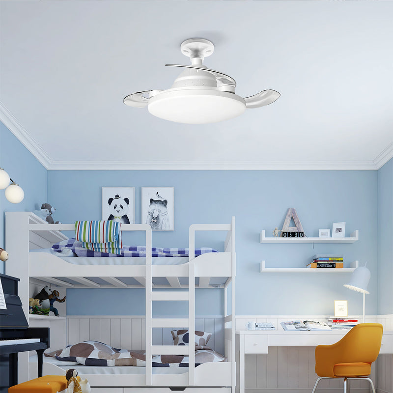 Bulb-Type Small Size Ceiling Fan With Retractable Blades, photo 5 of 10