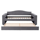 Upholstered Daybed With Storage Armrests, Trundle And Latest Integrated tooth Audio System by HouseOfZazla