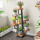 7 Tier Corner Plant Shelf With High Low Design For Living Room by HouseOfZazla