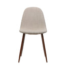 Elegant Dining Chair Set With Fabric by HouseOfZazla