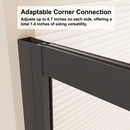 Neo-Angle Sliding Shower Enclosure 36"x72"
