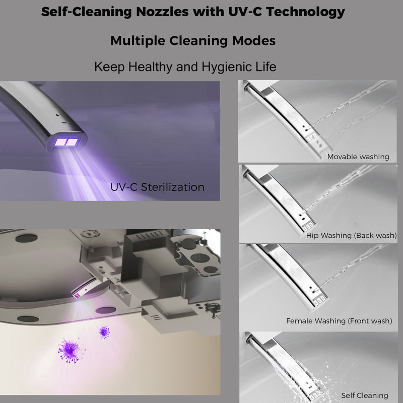 Starry Night Light Smart Toilet with Built-In Bidet, photo 4 of 8