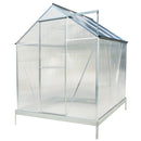 Polycarbonate house, Heavy Duty Outdoor Aluminum Walk-In House Kit With Rain Gutter, Vent And Door For Backyard Garden by HouseOfZazla