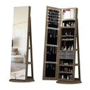 Swivel Jewelry Cabinet With Full Length Mirror by HouseOfZazla