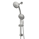 Dual Shower Head With Adjustable Slide Bar And Multi Function Settings by HouseOfZazla
