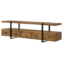 Otto 5-drawer Mango Wood 70-inch TV Stand Media Console Brown