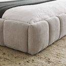 Modern Platform Bed Frame With Thick Fabric by Unique Piece Furniture