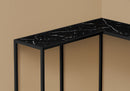 Corner Accent Console Table For Entryway, Unique L-Shaped Design by HouseOfZazla
