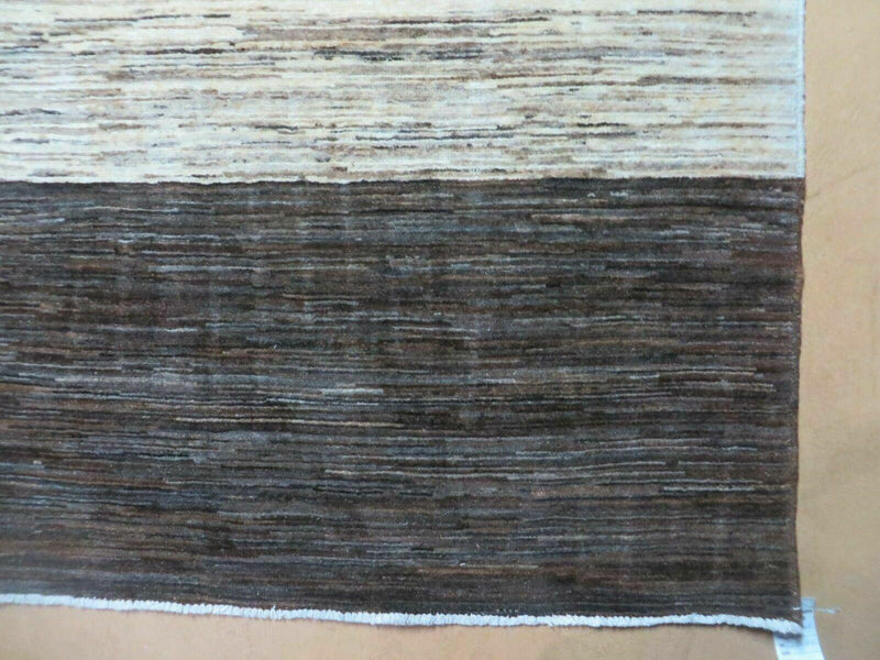 6' 6" X 8' Modern Tibetan Nepal Art Deco Chinese Hand Knotted Wool Rug Nice