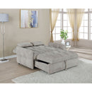 Alvara - Tufted Cushion Pull Out Sleeper Sofa Bed by HouseOfZazla