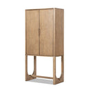 Nolan - Bar Cabinet With Wine Storage - Brown by HouseOfZazla