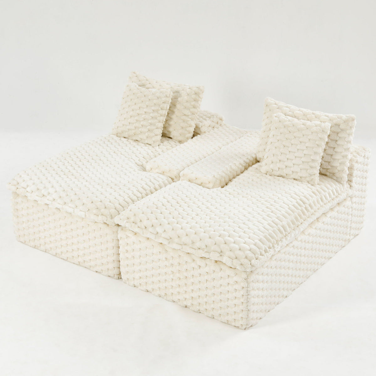 Double Chaise Lounge With Full Compressed Sponge, photo 36 of 40