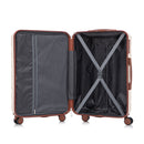 3 Pieces Set 20" / 24" / 28" Spinner Wheel Luggage With Combination Lock by HouseOfZazla