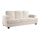 Modern Sofa, Comfortable 3 Seater Couch With Deep Seating, Loose Back Cushions, Wide Arms by Unique Piece Furniture