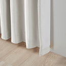 Twist Tab Total Blackout Window Curtain Panel White 50x95