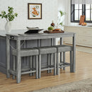 59 Inch Bar Table and Chair Set
