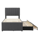 Upholstered Design Platform Bed With Trundle by HouseOfZazla