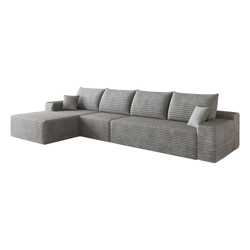 135" Cloud Sectional Couch with L-Shape Chaise, photo 7 of 8