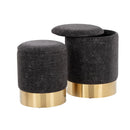 Marla - Contemporary Nesting Ottoman Set by HouseOfZazla