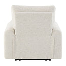 Lalisa - Power Motion Recliner With USB Port - Cream Chenille by Unique Piece Furniture