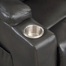 Recliner With Power Lift & Massage - Gunmetal