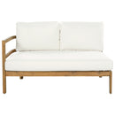 Outdoor Acacia Wood 5-Seater Sectional Sofa Set