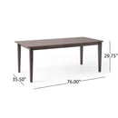 Farmhouse Charm Dining Table With Square Leg by HouseOfZazla