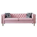Chesterfield - Modern Tufted Living Room Sofa, 84.25''W Couch