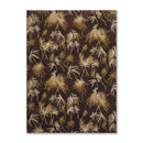 9' x 12'Tibetan Hand Knotted Botanical Designer Wool Modern Area Rug Coffee