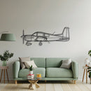 AA-5 Metal Aircraft Wall Art - NCP0409