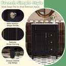 Bathroom Vanity With Sink, Compact Cabinet & 2 Drawers And Adjustable Shelf by HouseOfZazla