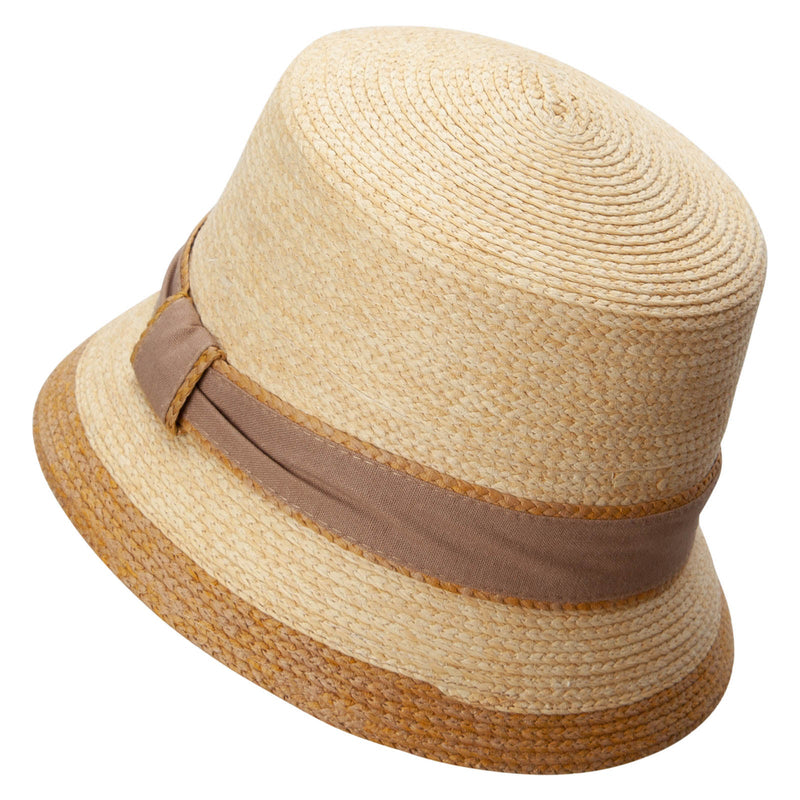 Woman's paper braid Bucket Hat