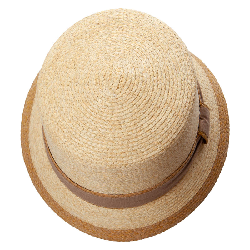 Woman's paper braid Bucket Hat