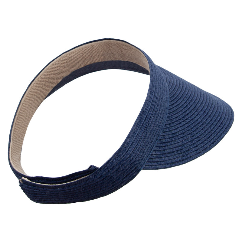 Women's 4.5 Wide Brim Velcro Strap Visor