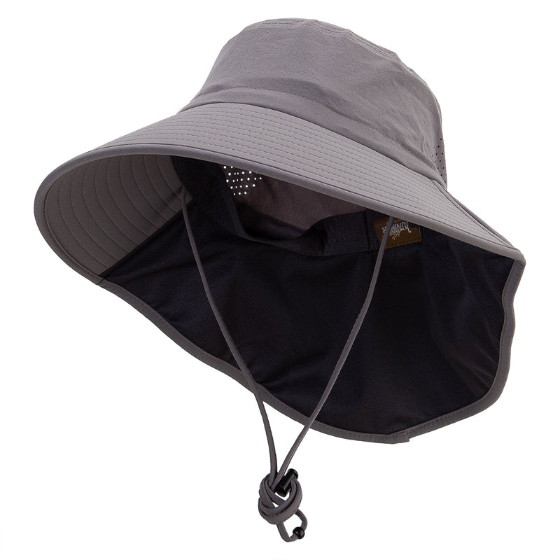 UPF 50+ Wide Brim Sun Hat With Neck Flap