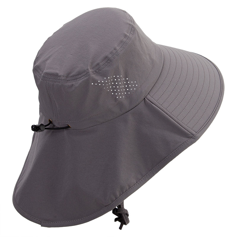UPF 50+ Wide Brim Sun Hat With Neck Flap
