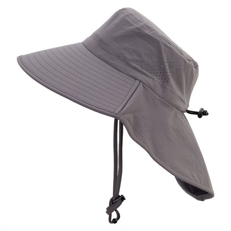 UPF 50+ Wide Brim Sun Hat With Neck Flap