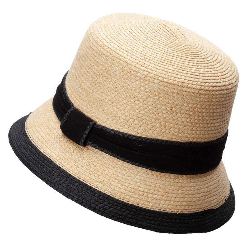 Woman's paper braid Bucket Hat