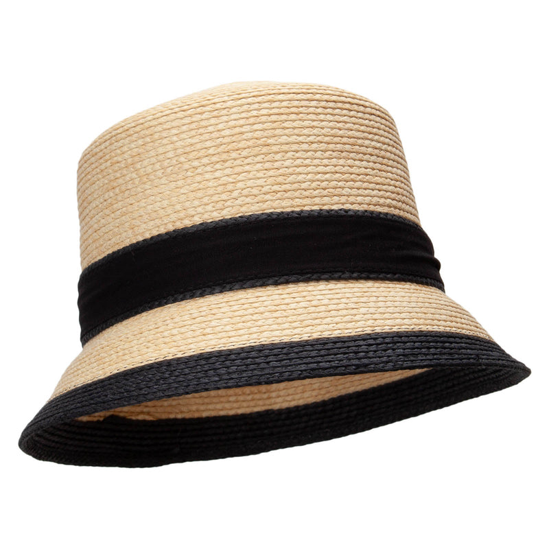 Woman's paper braid Bucket Hat