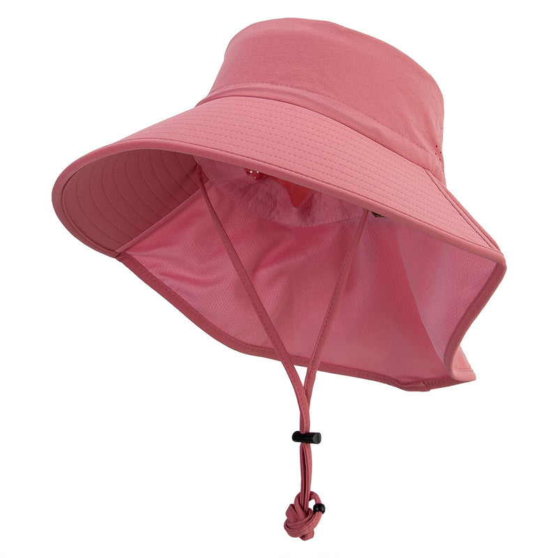 UPF 50+ Wide Brim Sun Hat With Neck Flap